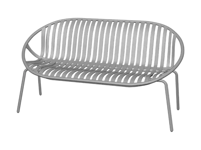 3D model for Sage Slatted Lounge Chair