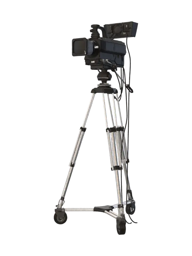 3D model for Sony Cine Camera on a Tripod Rig