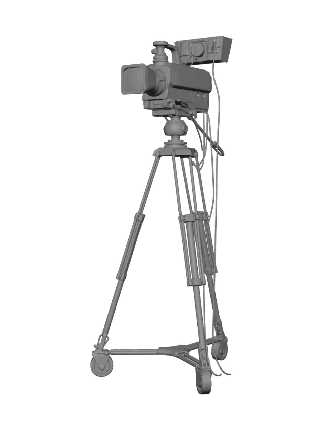 3D model for Sony Cine Camera on a Tripod Rig
