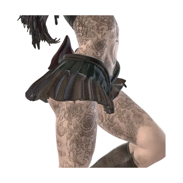 𝔊𝔬𝔱𝔥 𝔍𝔲𝔭𝔦𝔱𝔢𝔯 - Sailor 3D model, vytvořený pomocí AI