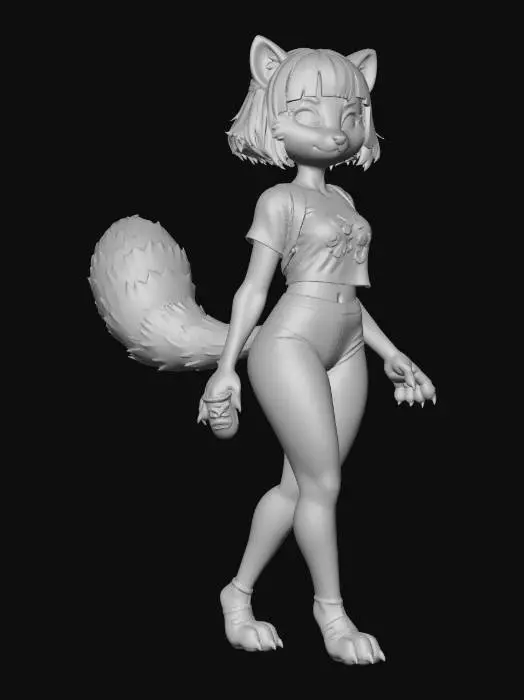 3D model for Sunlit Street Stroll