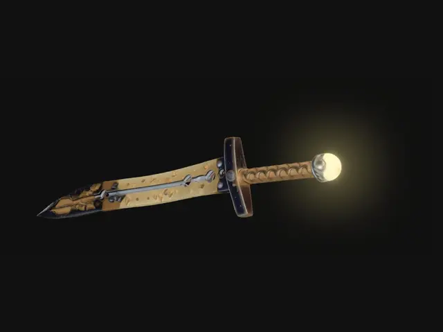 3D model for Great Sword made of various cheeses