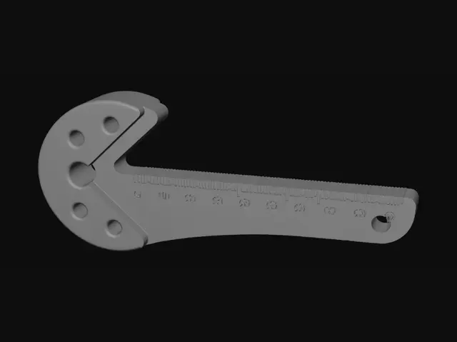 3D model for Dimensioned Lever Arm Bracket