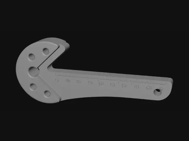 3D model for Dimensioned Lever Arm Bracket
