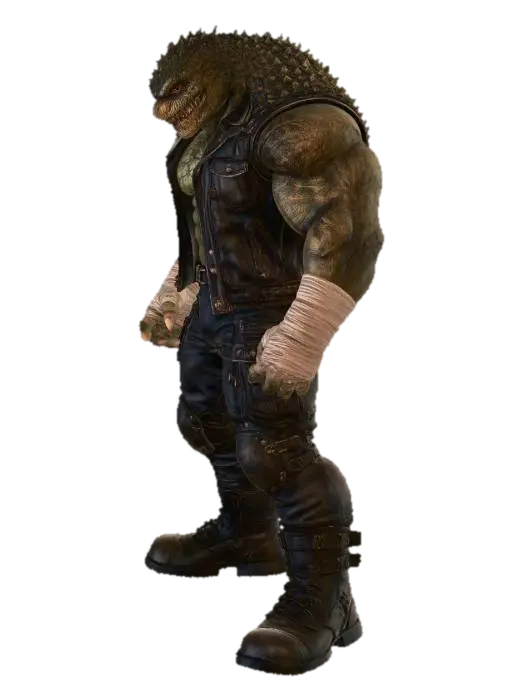 3D model for Leather-Clad Reptilian Warrior