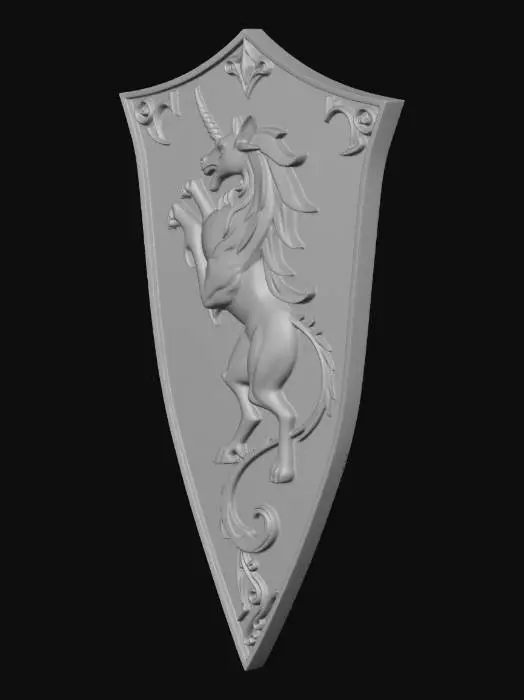 3D model for Crimson Dragon Shield