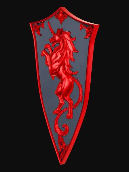 3D model for Crimson Dragon Shield