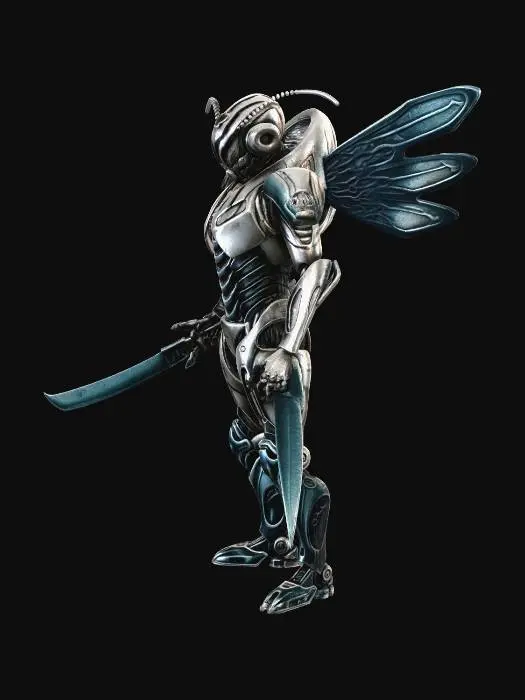 3D model for Butterfly Knight