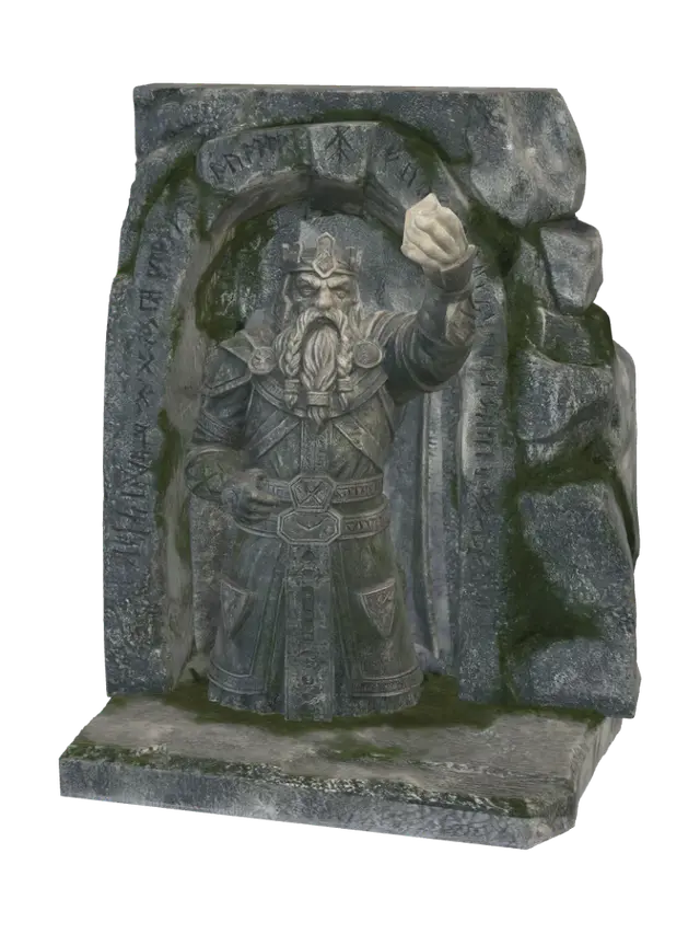 The Rune King's Ascension 3D model, vytvořený pomocí AI