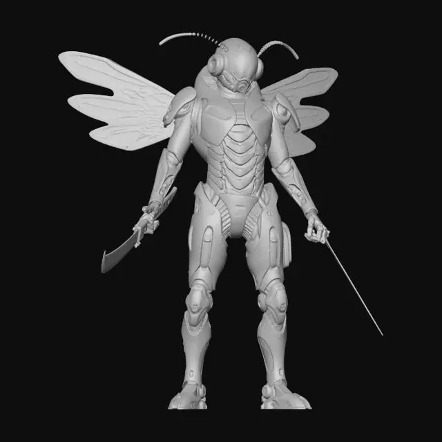 3D model for Butterfly Knight