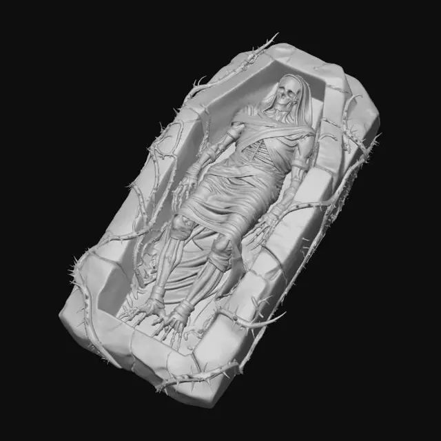 3D model for Entombed in the Stone Sarcophagus