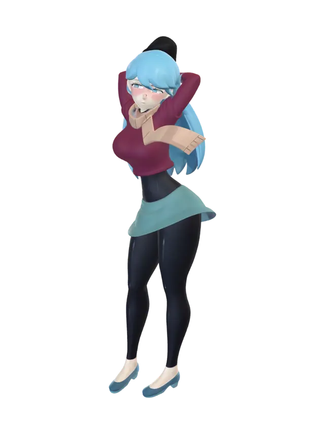 3D model for Blue Winter Blush