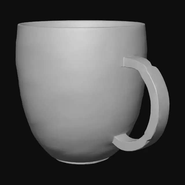 3D model for Blue Mug at Dawn