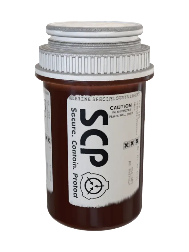 3D model for SCP Pill Bottle