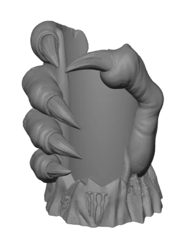 3D model for Monster Claw on Rock