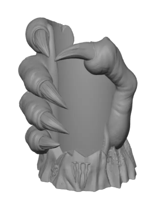 3D model for Monster Claw on Rock