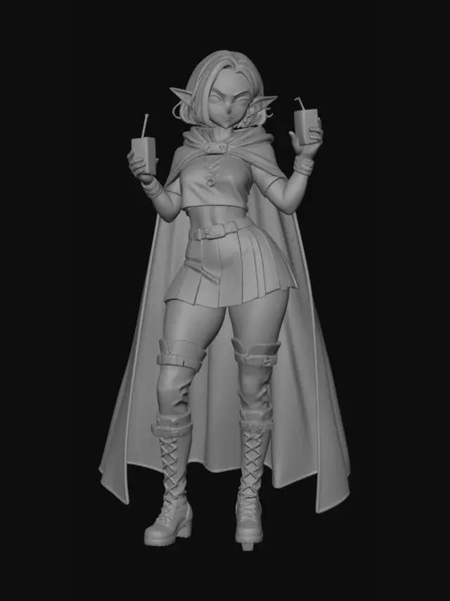 3D model for Midnight Soda Enchantress
