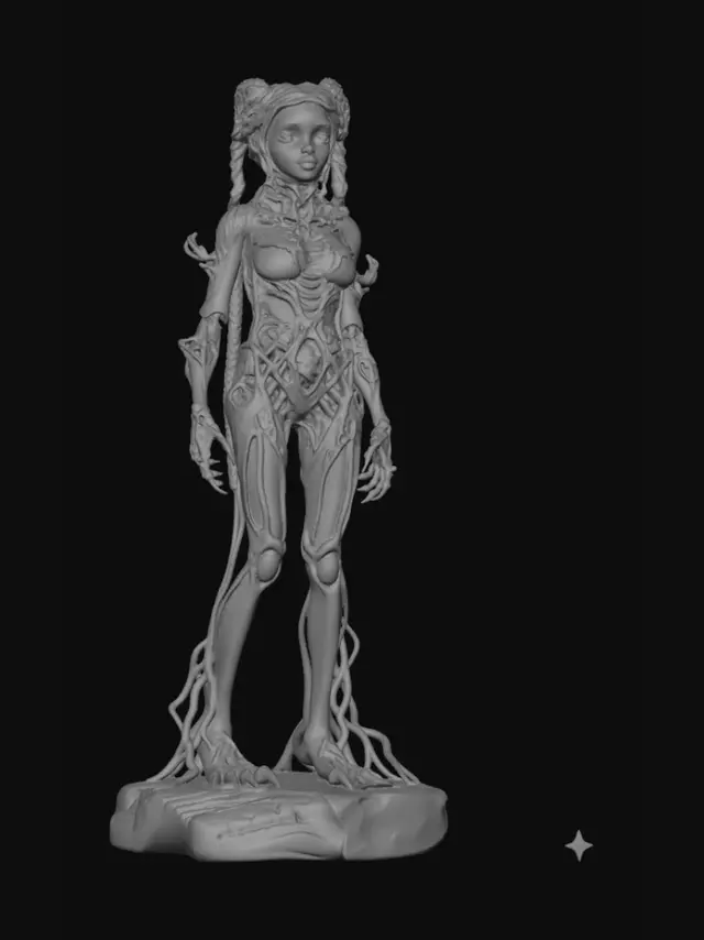 3D model for Vinebound Maiden
