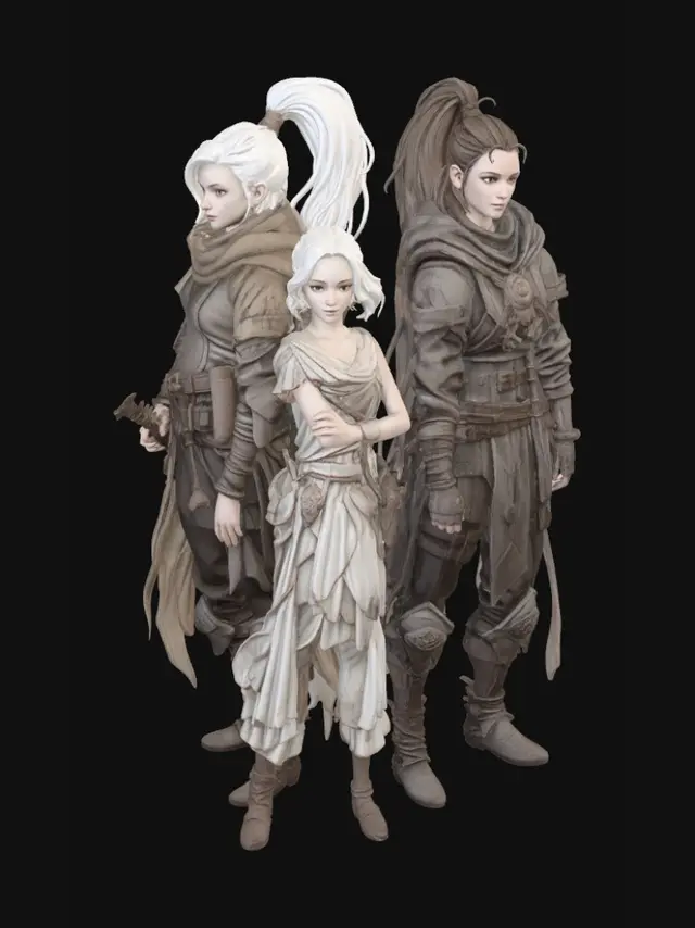 3D model for Dustbound Triad