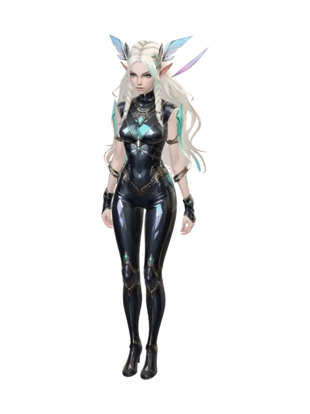 Lyra Silverwing AI 생성 3D 모델