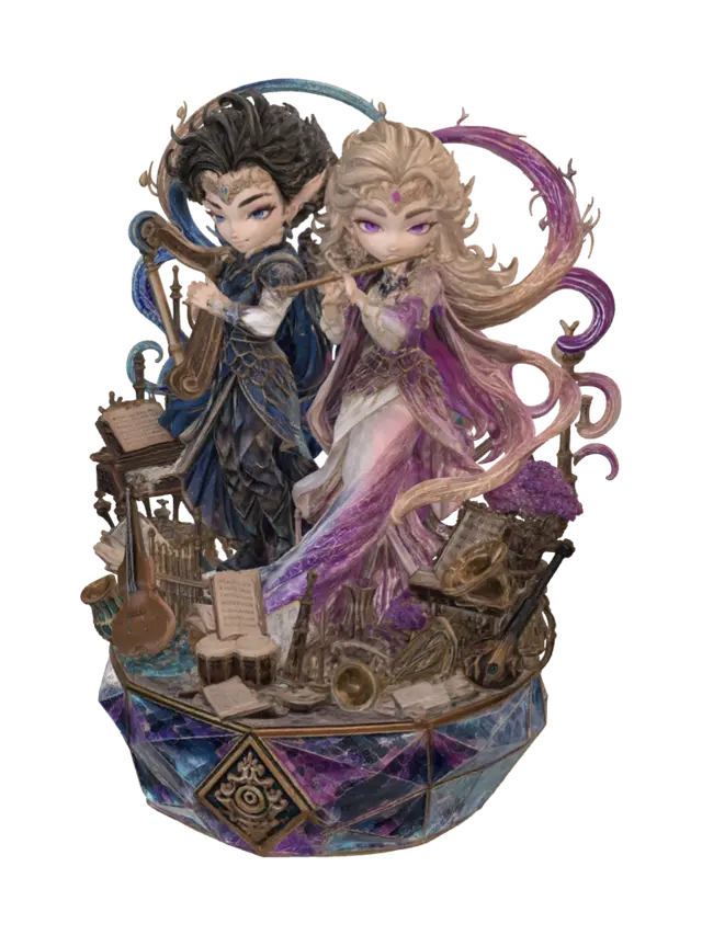 3D model for Duet of the Prism Orchestra