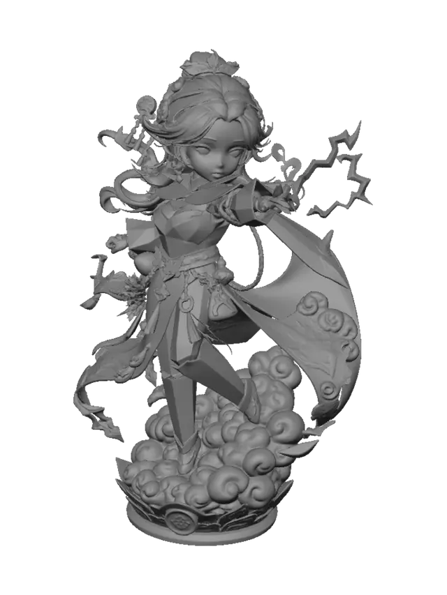 3D model for Empress of the Golden Tempest