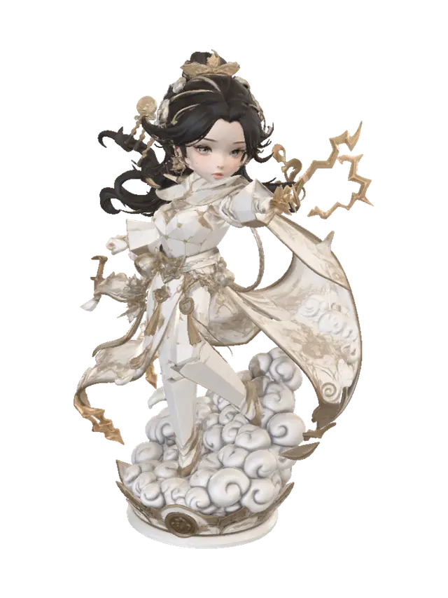 3D model for Empress of the Golden Tempest