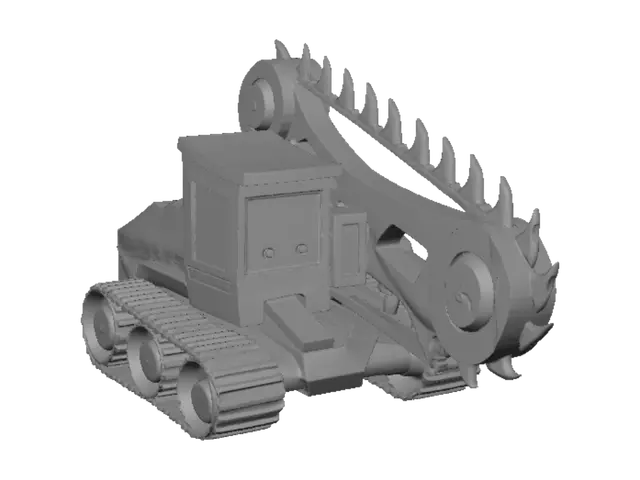 3D model for Spiked Chain Tank