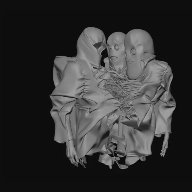 3D model for Orange Embrace