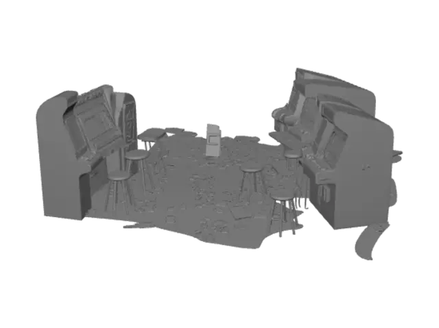 3D model for Midnight Neon Arcade