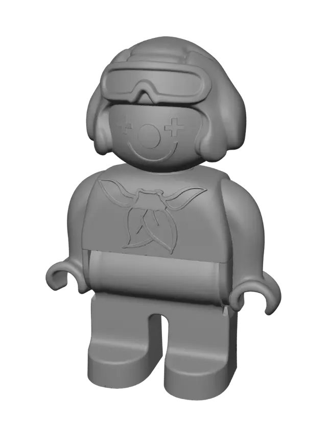 3D model for Blue-Helmeted LEGO Clown
