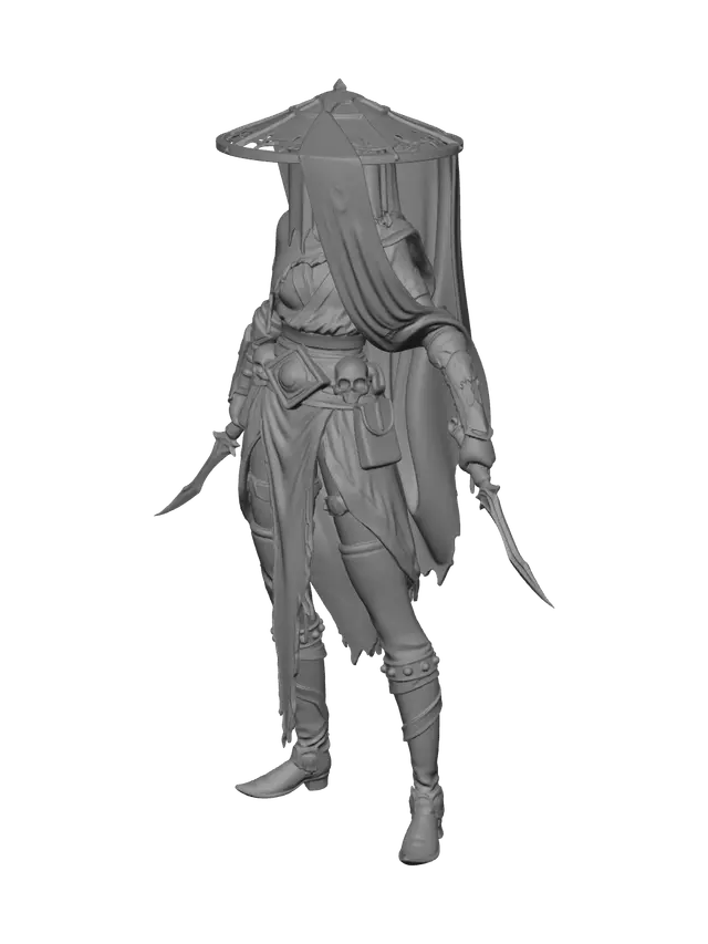 3D model for Necromancer Character