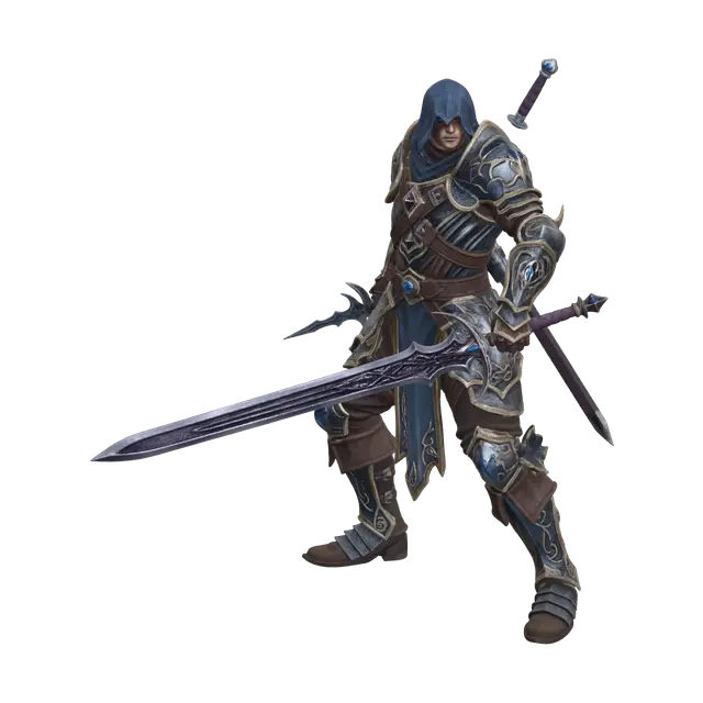 3D model for Fantasy Battle Mage Character