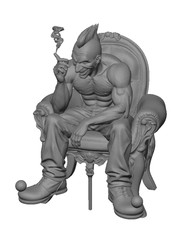 3D model for The Smoking Clown King