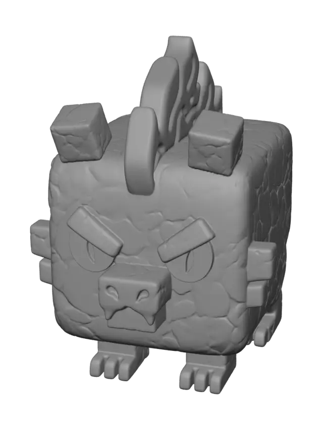 3D model for Blaze Block Dragon