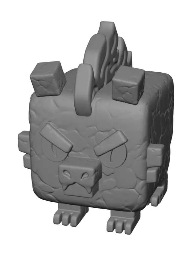 3D model for Blaze Block Dragon