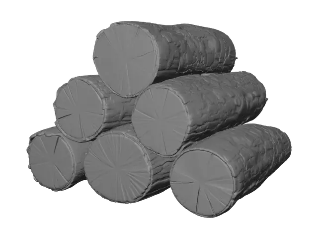 3D model for odun kütüleri