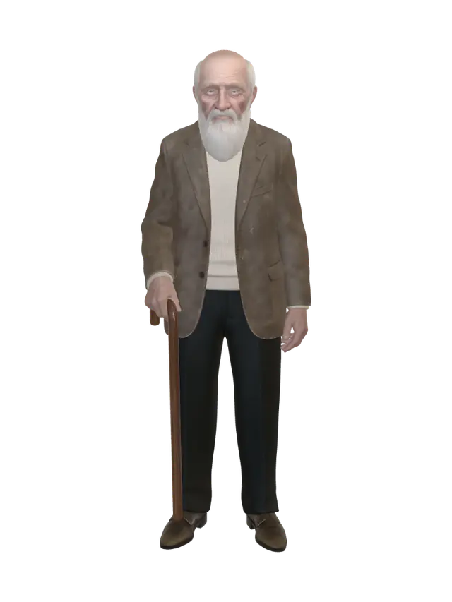 3D model for old man