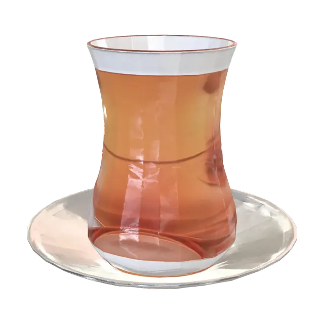 3D model for türk çay bardağı