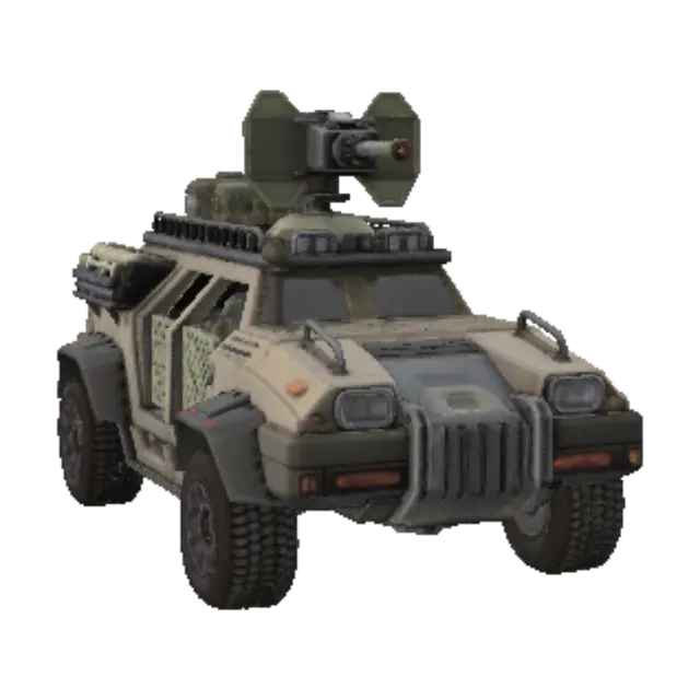 3D model for Desert Patrol Armored Vehicle