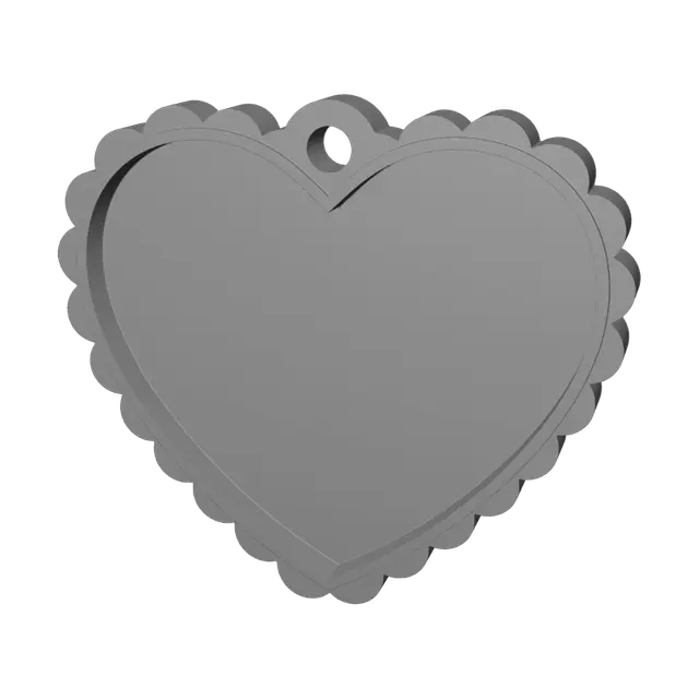3D model for Camille Heart Pendant