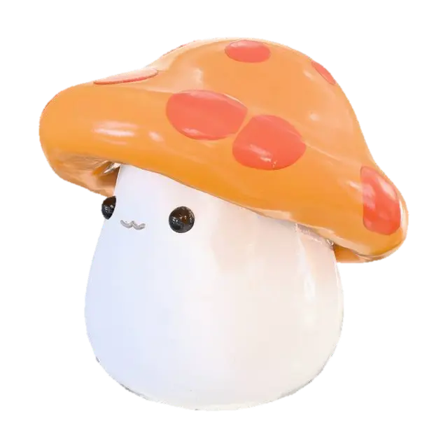 Mushroom Buddy - Friend 3D model, vytvořený pomocí AI