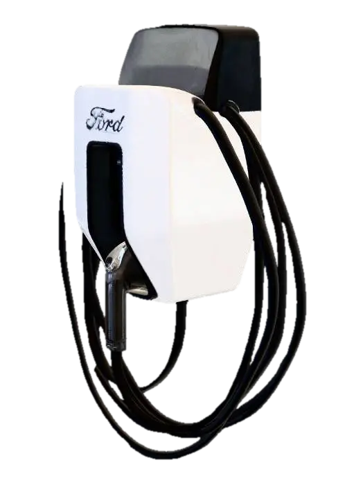 Ford EV Charger 3D model, vytvořený pomocí AI