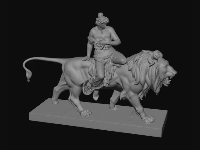 3D model for Rider on a Lion