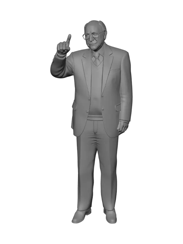 3D model for The Pointing Gentleman