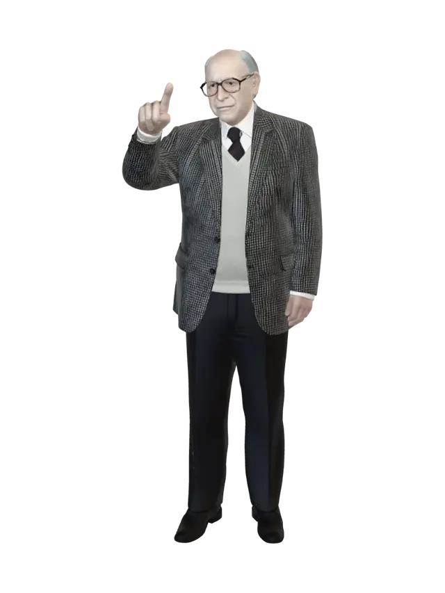 3D model for The Pointing Gentleman
