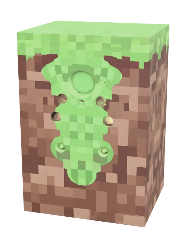 3D model for Realistic Minecraft Grass Block