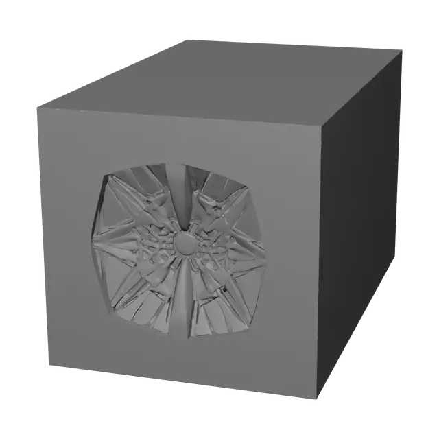 3D model for Realistic Minecraft Grass Block