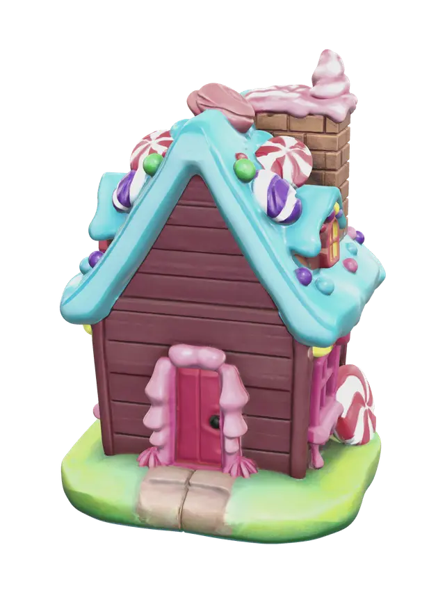 3D model for Realistic Gingerbreadhouse
