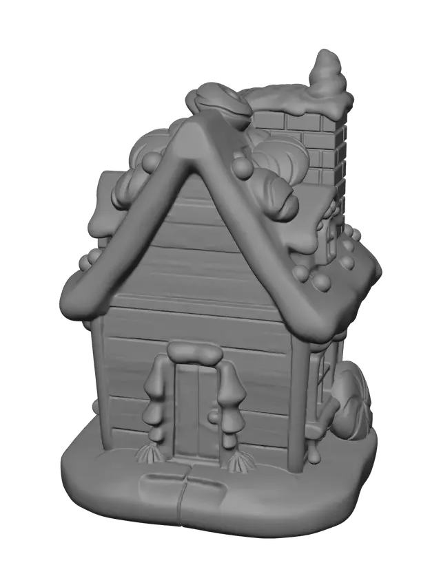 3D model for Realistic Gingerbreadhouse